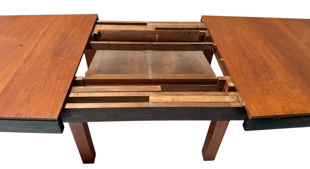 Art Deco Modernist Extending Dining Room Table by Toko v/d Pol Semarang, 1920s